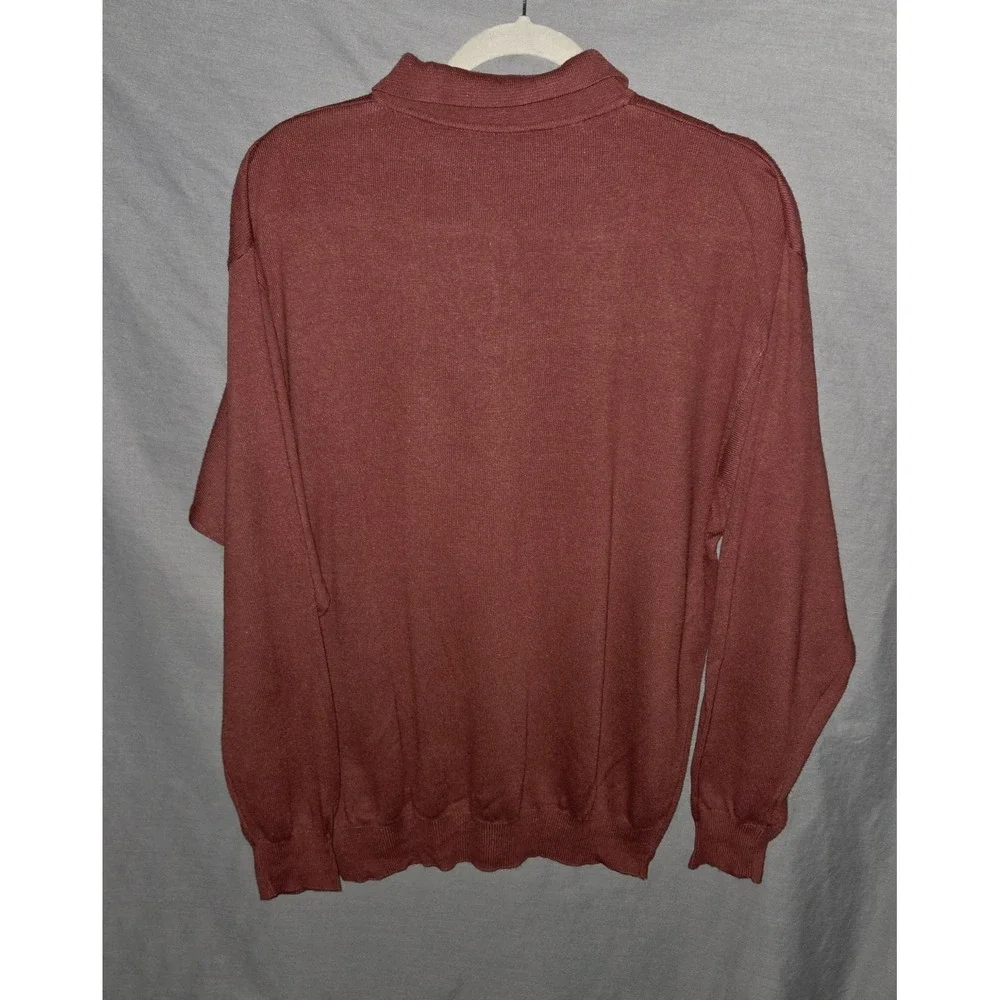 Men's Vintage 90s Raffi Linea Uomo Italian Knit Sweater Cotton Blend Lightweight